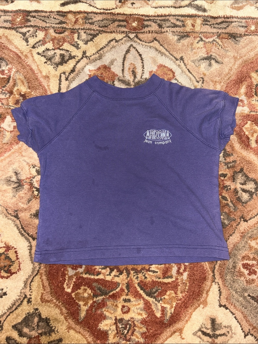 Arizona Jean Company Plum Cropped Tee